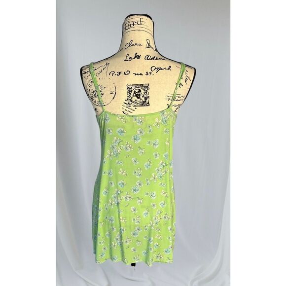 Vintage Victoria's Secret Angels Women's Large Green Slip Dress Mini Sleeveless - Picture 6 of 10